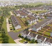 Homes will be arranged across distinct villages connected by parkland