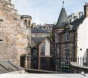 A roofscape of pitched gables will rise up from the Cowgate to meet the India Buildings