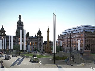 Latest George Square facelift proposals unveiled amidst RIAS/GCC infighting