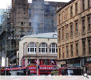 Sauchiehall Street was already reeling from an earlier nightclub fire that left another block cordoned off