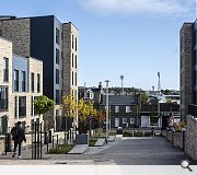 A reintroduced Russell Street sits at the heart of the development. Photography by Keith Hunter