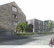 A contemporary aesthetic has been specified for the new build element in line with current guidance from Historic Scotland