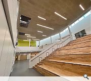 The £18m school will encourage pupil interaction through generous shared spaces