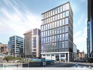 Keppie reveals design for 15 storey Glasgow office block