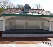 The bandstand provides seating for up to 3,000 people