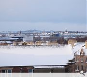 Glasgow's south side looking resplendent in the snow