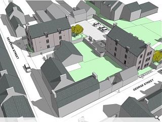 Aberdeenshire Council have prepared plans for the creation of Huntly homes