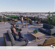 Exterior terraces will make the most of city views