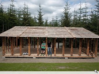 Gareth Hoskins Architects complete Selkirk forest shelter