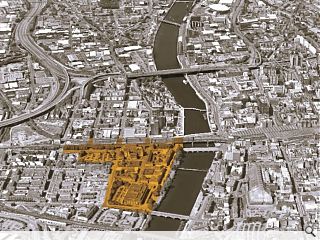 North Laurieston positioned as an extension of Glasgow city centre
