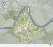 The masterplan includes a mix of low and medium density housing as well as an enterprise park