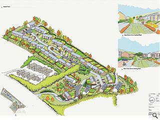 Contour hugging Galashiels homes snake their way through planning