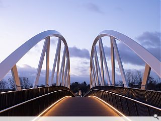 Bridge link elevates active travel in Worcester