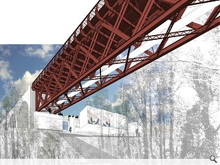 Forth Bridge visitor centre concept draw up