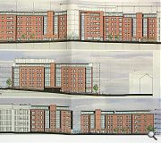 Underground parking will be provided within the stepped topography of the site