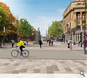 The physical link aims to knit the west end back into the city centre