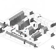 Both schemes will face each other across a shared courtyard space