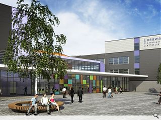 Lasswade High School construction progresses