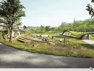 GRAS and wHY win £25m West Princes Street Gardens competition