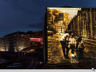 New Lanark sets shining example with sound and light show