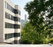 A range of flats and townhouses have been delivered on campus