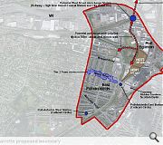 The proposed boundary for the East Pollokshields and Port Eglinton charette