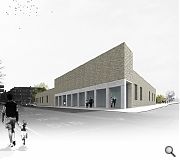 The scheme is being built on the site of vacant retail and industrial units