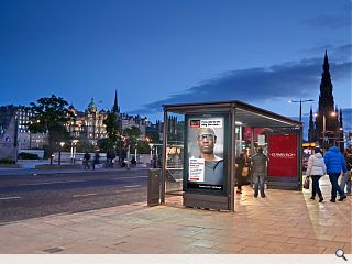 Edinburgh begins roll-out of Foster designed touch screen bus shelters