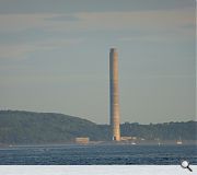 Inverkip's thrusting chimmney stack dominated the landscape