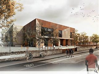 Corten steel Edinburgh school ‘mirrors’ tenements