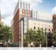 Design amendments include the replacent of brick cladding on the Clayton Hotel