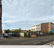 The site was previously occupied by the Barrowfield Free Church and Hall