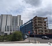 Part of the concrete frame of Portcullis House will be incorporated within the new development