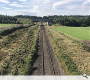 A shallow cutting at Dalcross has been identified to host the new station