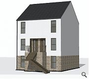 A mix of house types are proposed