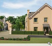 New homes will bound the under construction Ravelrig Heights development