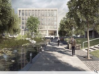 Parabola trail ambitious Edinburgh Park masterplan