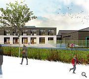 A proposed classroom wing at Muirfield Primary