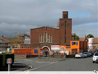 Ayr cathedral works progress