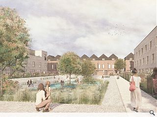 Dundashill urban sport destination comes of age with sunken garden homes