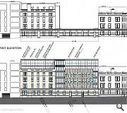 A contemporary new build will mirror the current tenement