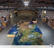 An interactive map lies at the heart of the Engine Shed