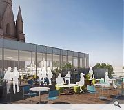 A rooftop balcony will offer close-up views of the Archibald Simpson designed steeple