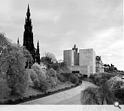 Keane's scheme was for a theatre on Edinburgh's Princes St, in the shadow of the Scott Monument