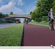 Dropped kerbs and toucan crossings will provide easy access for pedestrians and cyclists