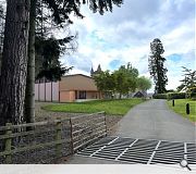 An existing access road links to the site