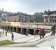 A landscaped terrace will lead up to the revitalised gallery