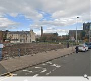 The site occupies a privileged position overlooking Paisley Abbey