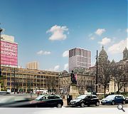 A feature tower will signal the lane infill from George Square