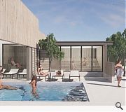 An outdoor pool joins the expanded range of amenities